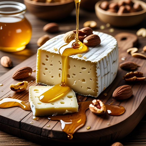 Queso Manchego mit Nüssen und Honig