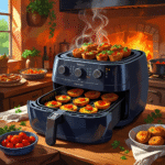 verschiedene spanische Tapas im Airfryer